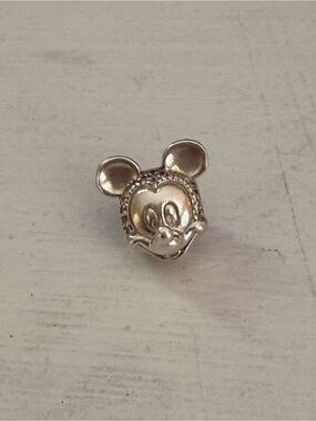 Pandora Sterling Silver Mickey pave Charm
